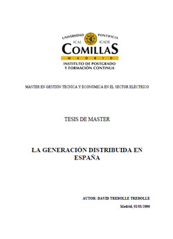 Portada de Generacion Distribuida