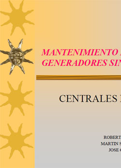 Portada de Generadores Sincronos