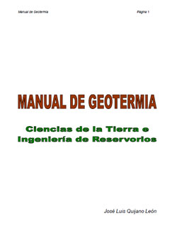 Portada de Geotermia