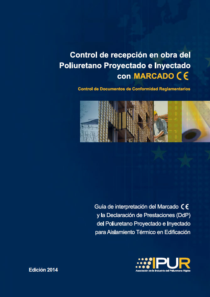 Portada de Guía de recepción en obra del Poliuretano Proyectado