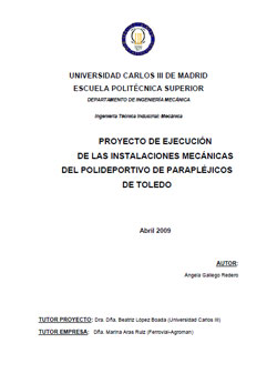 Portada de Instalaciones mecánicas