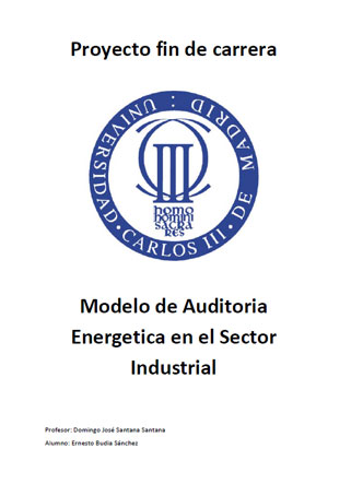 Portada de Modelo de Auditoria Energetica en el Sector Industrial
