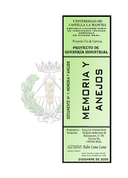 Portada de Proyecto Queseria Industrial