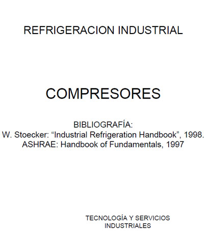 Portada de Refrigeración compresores