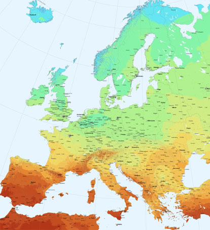 Portada de Mapa Solar Europa