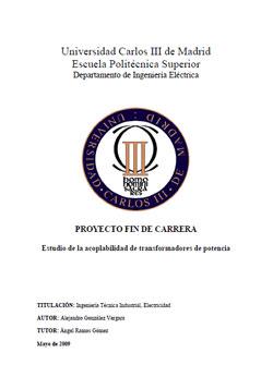 Portada de Transformadores de potencia