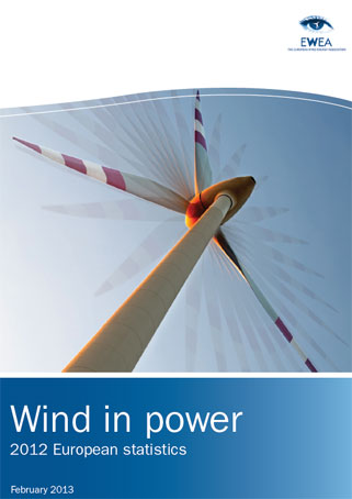 Portada de Energía Eólica en Europa 2012