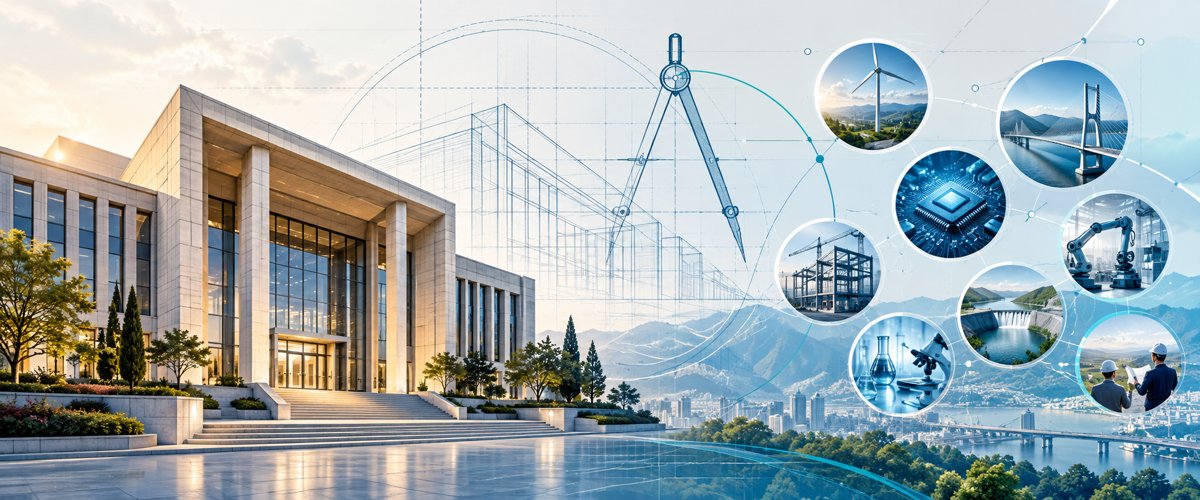 Illustration der Berufsverbände für Ingenieure